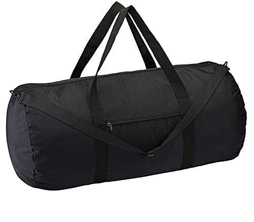 GenericN S Enterprises Duffel Foldable Gym Bag for Men Women Light weight with Inner Pocket for Travel and Sports