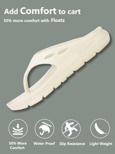 Image of Bata Floatz 5711 Floatz 1.2 Th E Offwhite Thongs For Women|everyday|walking|Comfortable Fit|Fashionable