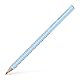 Faber-Castell 580084 - Bleistifte Set sky blue 3-teilig, mit Jumbo Bleistift B, Spitzer und Radiergummi