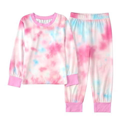 Genérico Pijama de Invierno de Manga Larga para niñas, Suave y Polar, Ropa de Dormir de Dos Piezas para niños pequeños y jóvenes. (6-7 Years)