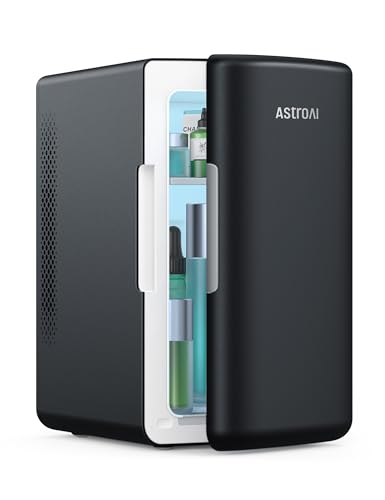 Comparison: Best Mini Fridge For Insulin 7 AstroAI Mini Fridge 2.0 Gen, 6 Liter/8 Cans Makeup Skincare Fridge 110V AC/ 12V DC Portable Thermoelectric Cooler and Warmer Little Tiny Fridge for Bedroom, Cosmetics (Dark Grey)