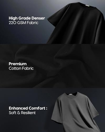 Image of Bewakoof Men's Cotton Printed Oversized Fit Half Sleeve Round Neck T-Shirt | Casual Wear | Street Wear | Oversized t Shirt for Men Cotton | Baggy