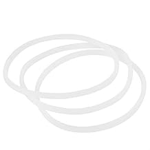 Magic Blender White Rubber Gasket Sealing Replacement Parts, 3 Pack