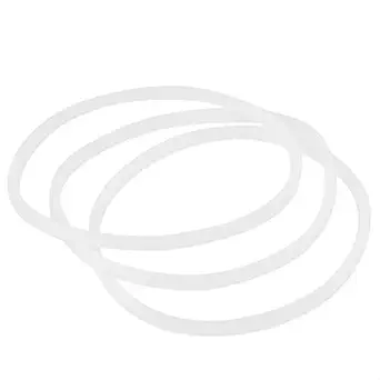 Rubber Gasket, White Sealing Ring O-Ring for Magic Bullet Blender Replacement Parts(3PCS)