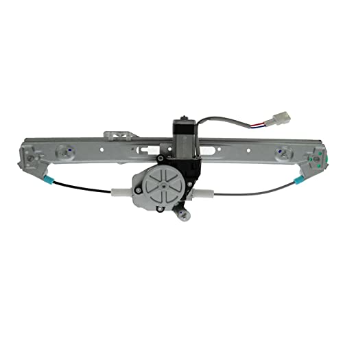 Image of TRQ Rear Left Power Window Regulator & Motor Assembly Drivers Side