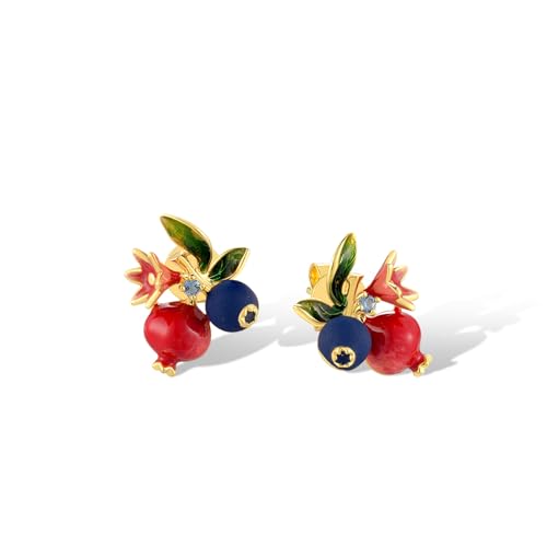 Santuzza Pendientes colgantes de orquídea de plata de ley 925 con circonita cúbica blanca, hechos a mano, esmaltados, flores blancas, regalo de joyería para mujer, Piedra preciosa esmaltada de plata