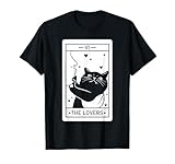 The Lovers Cat Humor Tarot Card Halloween Black Cats Lover T-Shirt