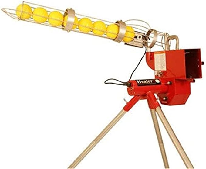 Heater Sports Softball Pitching Machine with 9 Ball Automatic Feeder