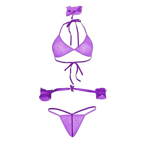 Image of MYZA Women's Lace Lingerie Set /Bikini Set (Pack of 1)