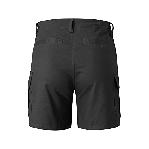 Mens Soccer Shorts Short Causual Cargo With Pockets Athletic Pants Men's Shorts Men's Pants Yoga Shorts For Men Black #TOP3