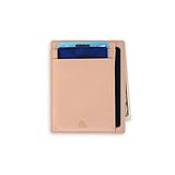 Andar Leather Slim Wallet, Minimalist Front Pocket RFID Blocking Card Holder Made of Full Grain...