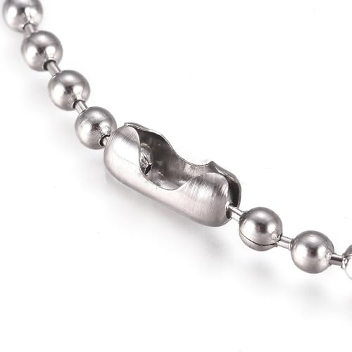 Image of LZD 6-10 inch Stainless Steel Ball Chain Beads Bracelet Silver Gold Multicolor 2 /4 /6 /8 /10mm Bead P274