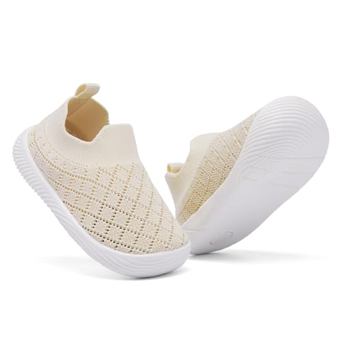 Image of MORENDL Baby Toddler Walking Socks Non-Slip Breathable Unisex Casual Sneakers