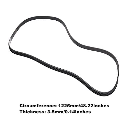 Sankuai 5epj 1225 Antriebsriemen Für Waschmaschine，Keilriemen, Keilrippenriemen Kompatibel Mit Teilenummer 41039460, Antriebsriemen 1225PJ5E = 1225j5 = 5epj1225 Keilrippenriemen, 2 Stück