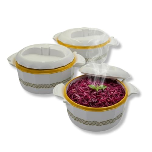 Bols isothermes empilables avec couvercle pour plats chauds