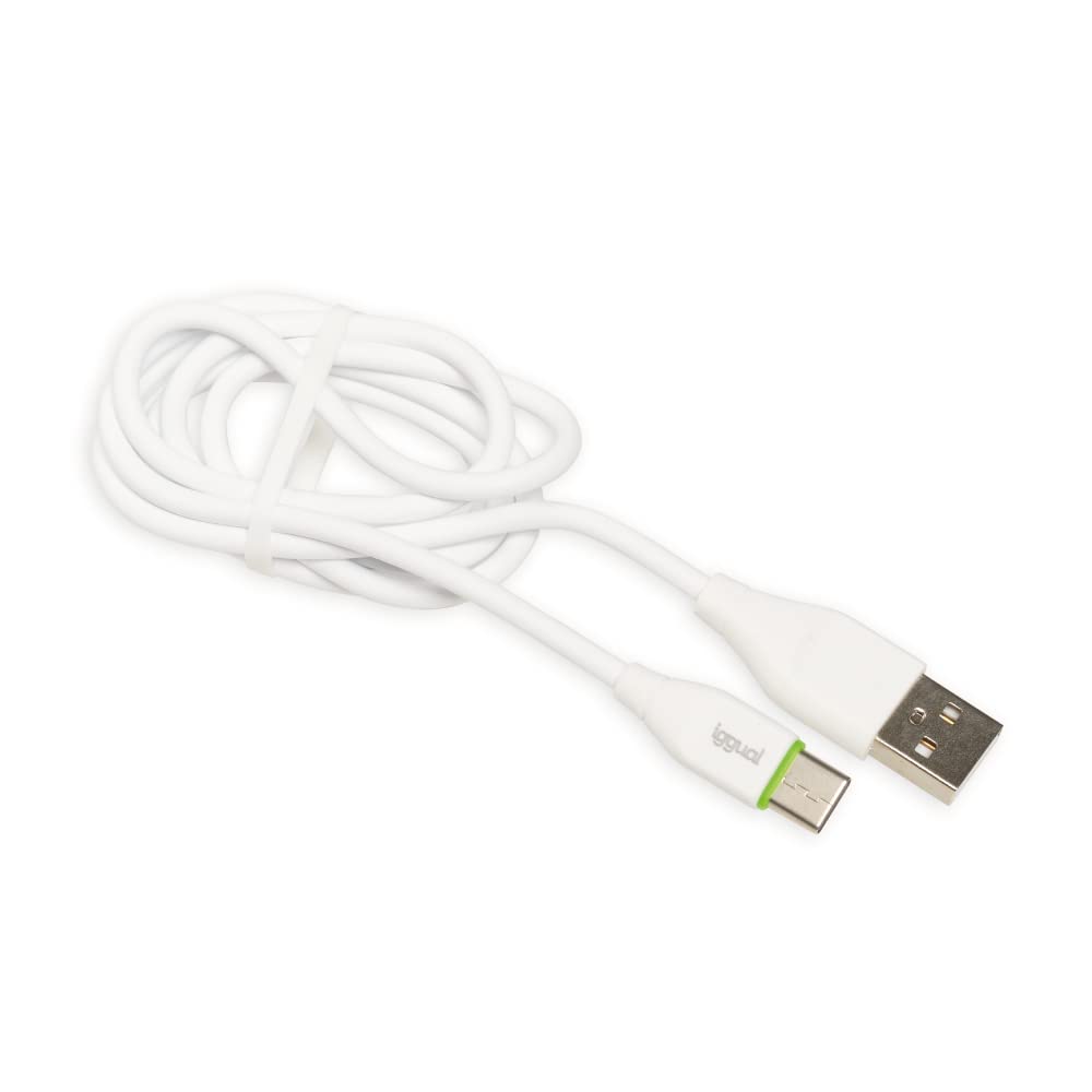 iggual cable USB-A/USB-C 100 cm blanco