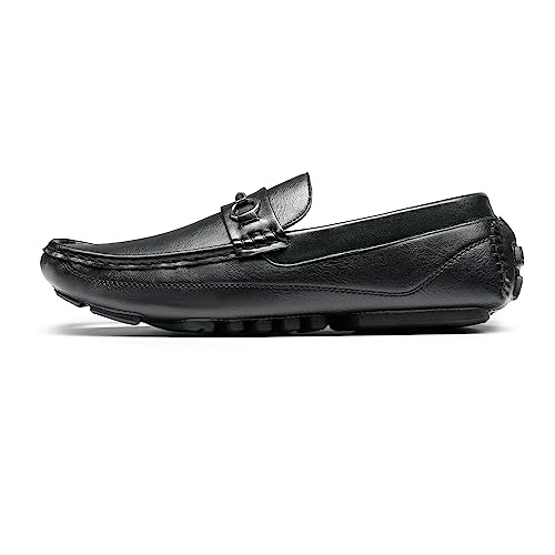 Bruno Marc Men's Driving Moccasins Penny Loafers Slip on Loafer Shoes,Size 6.5,Black,BM-Pepe-3