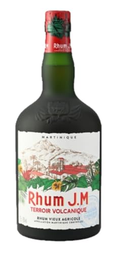 JM Rhum J.M Terroir Volcanique: Aged Rhum Agricole AOC/Distilled, aged and bottled in Martinique / 43% vol, 70cl