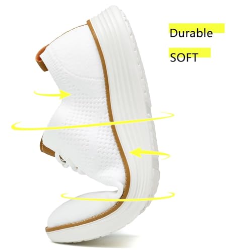 Image of Mens Casual Dress Shoes Fashion Walking Sneakers Mesh Business Oxfords Work Lightweight Soft Sole Zapatos