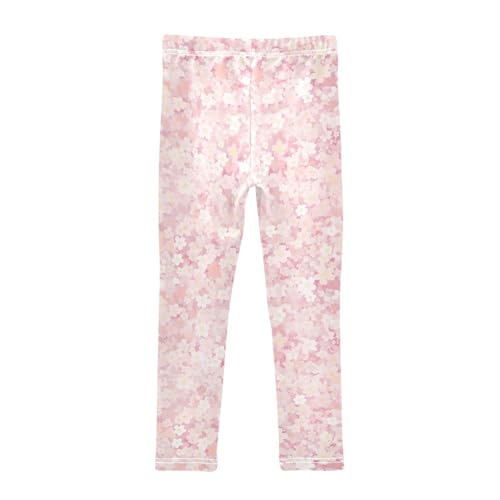 KLL Cherry Blossoms Girls Legging Soft High Waisted Leg Yoga Pants Sports2