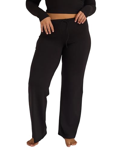 Organic Basics Women's Everyday Straight Leg Pants, BlackXX-Small