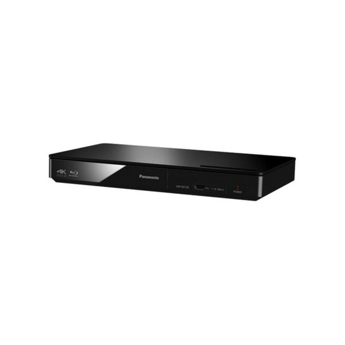 Panasonic DMP-BDT180EG Lecteur Blu-Ray/DVD 3D Smart Network, Mise à l'Échelle 4K, Applications Internet, Audio Haute Résolution, Ethernet, Design Compact, Noir