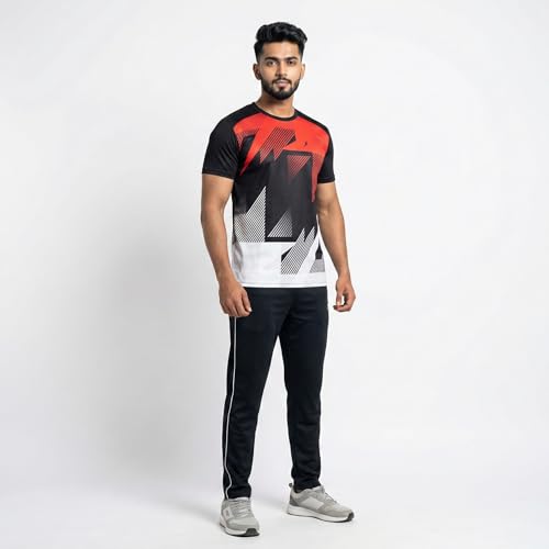 Image of YOURJERSEY Custom Sports Jersey for Men & Kids | Add Player Name | Personalised Cricket /Football /Badminton T-Shirt | Custom Team Jersey