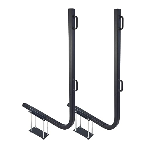RV Bumper Rack Bumper Mount Tote Tank Holder RV Bumper Support Bracket with Heavy-Duty Straps and Fits 4-4.5 inches Wide and 3.6-6 inches high Bumpers.