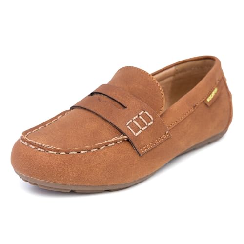 Image of Rockport Boys Mocassins Loafers Slip On Dress Penny Flat Shoes for Boys Kids (Little Kids & Big Kids)