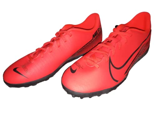 Nike Mercurial Vapor 13, Calçados de Futebol Masculinos, Carmesim a laser/Preto, 36