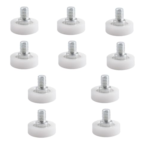 DEFIYEAR Lot de 10 rouleaux de tiroir – Roulettes de tiroir de qualité supérieure, guides de glissières de tiroir durables, roues de rechange efficaces pour une fonctionnalité sans couture dans les