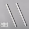 Diflart Carrara White 3/4" ×12" Marble Pencil Liner Bullnose Trim Polished 16 Pcs per Box