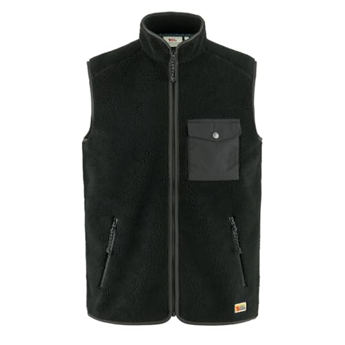 Fjällräven Vardag Pile Fleece Vest M forro polar sin mangas para invierno y ropa abrigo