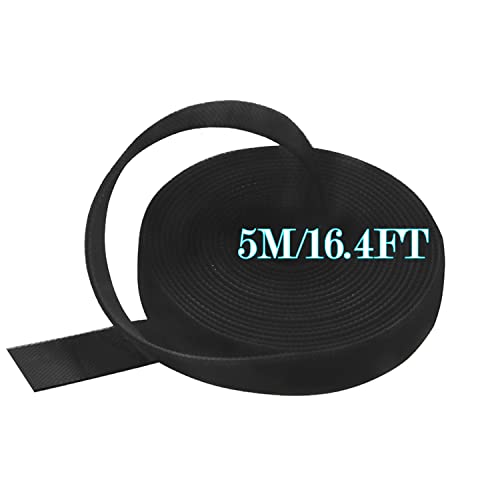 5M Klettband, Klett Kabelbinder Wiederverschließbar, Einstufung Klettkabelbinder ​für Kabel Organisieren, Schneidbarer, Stabiler Cover