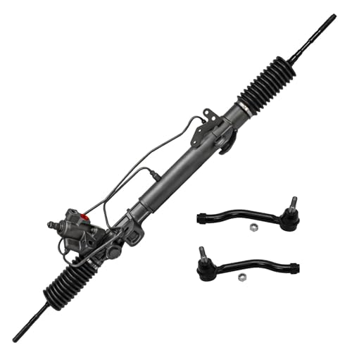 Detroit Axle - Front Rack and Pinion Kit for 2009 2010 2011 2012 2013 2014 Nissan Maxima, Hydraulic Power Steering Rack and Pinion Assembly Outer Tie Rods Replacement