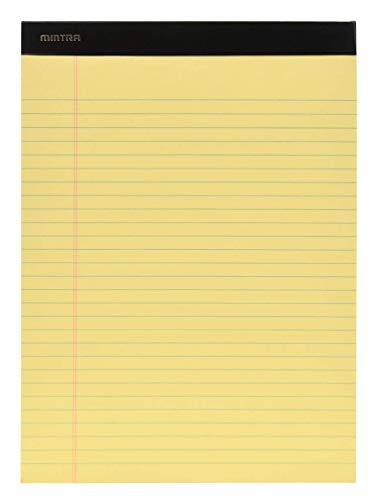 Mintra Office Legal Pads - 50 Sheets per Notepad - Micro perforated Writing Pad/Notebook Paper for School, College, Office, Work (Basic 6pk - (Pastel Set 2), 8.5in x 11in (Wide Ruled)) - Thumbnail 5