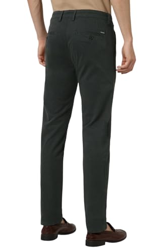 Image of Peter England Men's Slim Fit Mid Rise Super Premium Wrinkle Free Casual Trouser Chinos