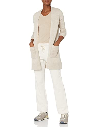 Image of Amazon Essentials Women's Long-Sleeve Jersey Stitch Open-Front Cardigan