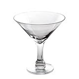 Vase DRW Vase de table avec pied en verre transparent 12,5 x 12,5 x 26 cm