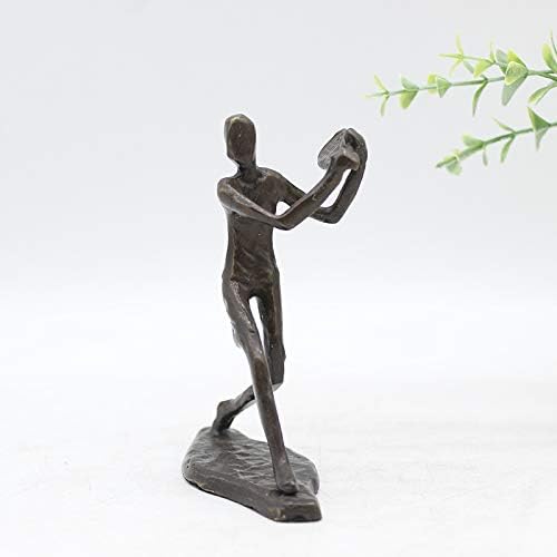 BFRTH Statues Collectibles Cast Iron Tennis Men's Decoration Home Living Room Decoration Office Desktop Decoration Gift