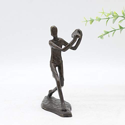 Bfrth Statues Collectibles Cast Iron Tennis Men's Decoration Home Living Room Decoration Office Desktop Decoration Gift #TOP1