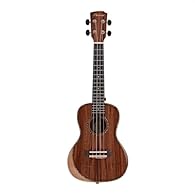 The Concert Ukulele with Contoured Armrest boasts timeless style and a solid top for a fantastic feel. Crafted entirely from koa, it delivers a bright and immersive sound with distinct sonic richness. Combining traditional ukulele charm with modern d...