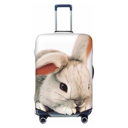 Travel Luggage Cover Suitcase Protector Elastic Washable Cry rabbit Suitcase Cover Anti-scratch Spandex Baggage Covers Fits 18-32 Inch Luggage