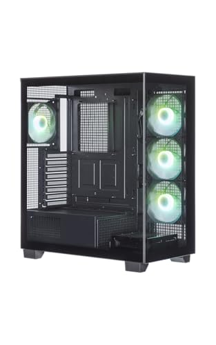 Amazon | 玄人志向 PCケース ATX タワー フロント/サイド ガラスパネル