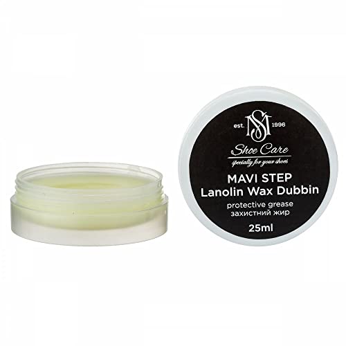 MAVI STEP Lanolin Wax Dubbin Premium Leather Grease - Leather Conditioner - 25 ml / 0.85 oz