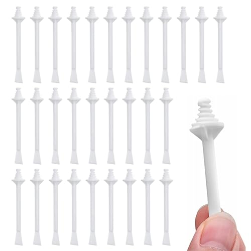 YAYNO 30 Pieces bâtonnets de cire nasale applicateurs de cire nasale pour le nettoyage des narines et l'épilation des poils du nez Bâtons D'Épilation Pour Le Nez disponibles pour hommes femmes
