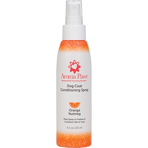 Scented Dog Coat Spray – Cleansing, Conditioning, Moisturizing – Toxin Free, Healthy Ingredients – Aromatic Grooming Puppy Spray – Loosens Knots, Tangles – 4.5 Oz., Orange Nutmeg Vetiver Scented Dog Coat Spray – Cleansing, Conditioning, Moisturizing – Toxin Free, Healthy Ingredients – Aromatic Grooming Puppy Spray – Loosens Knots, Tangles – 4.5 Oz., Orange Nutmeg Vetiver