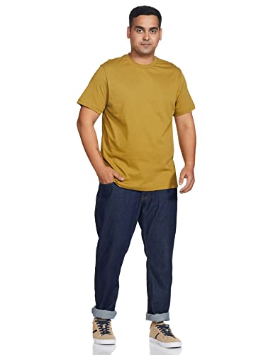 Image of Amazon Brand - Symbol Men's Solid Cotton T Shirt | Plain | Round Neck | Half Sleeve-Regular Fit | Combo Pack of 3 (Available in Plus Sizes)
