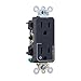 Leviton 16252-1PE EB DEC REC Split W/1PLUG CTRL 15A125V