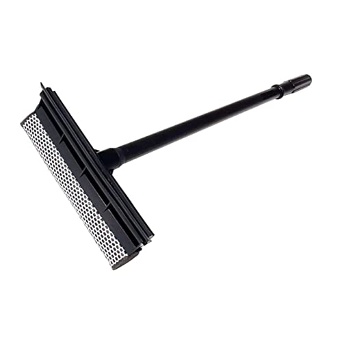 FRCOLOR 1Pc Dual Side Glass Wiper with Detachable Handle for Efficient Window Cleaning Shaped Wiper Tool for Home Car and Bathroom Use Easy Operation